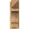 Ekena Millwork Balboa Rough Sawn Arts and Crafts Outlooker, Western Red Cedar, 8"W x 20"D x 24"H OUT08X20X24BOA03RWR - alternate 4